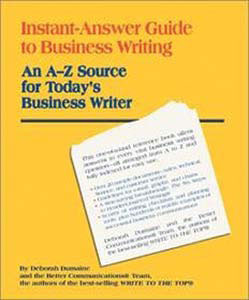 Instant Answer Guide to Business Writing